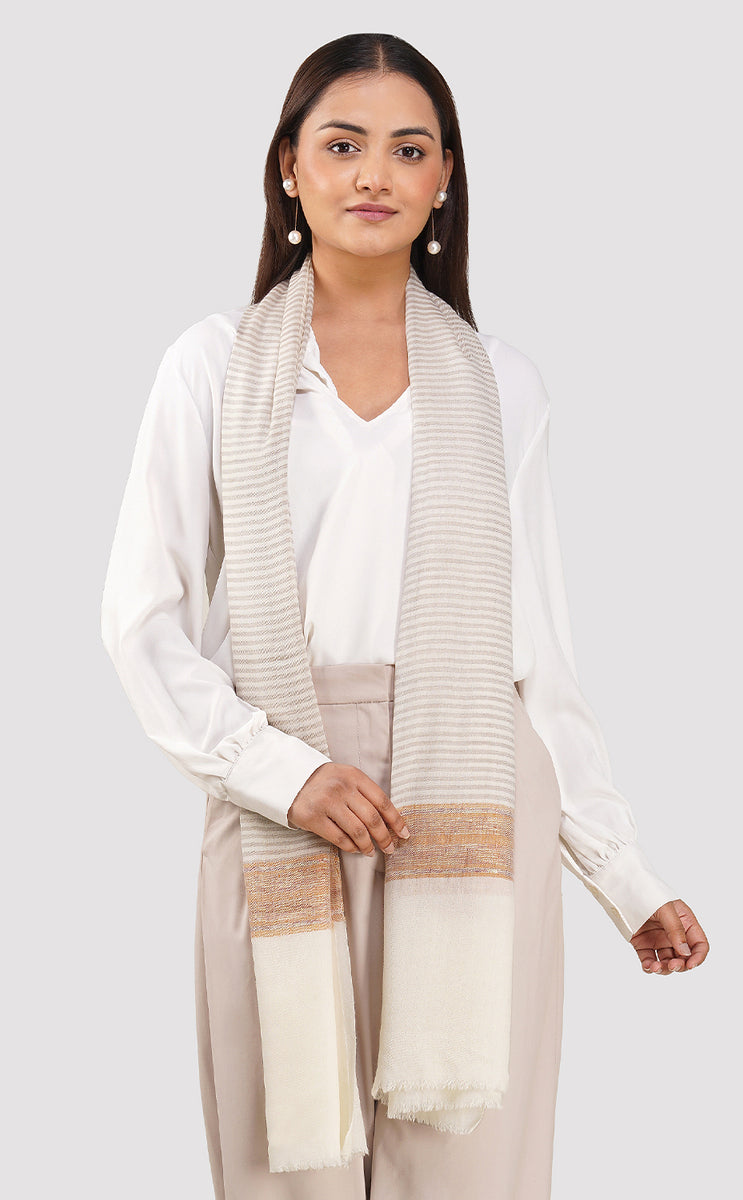 Stoluxe Premium Zari Silk Stole Vol 12 - ALM-648450 F main image 0