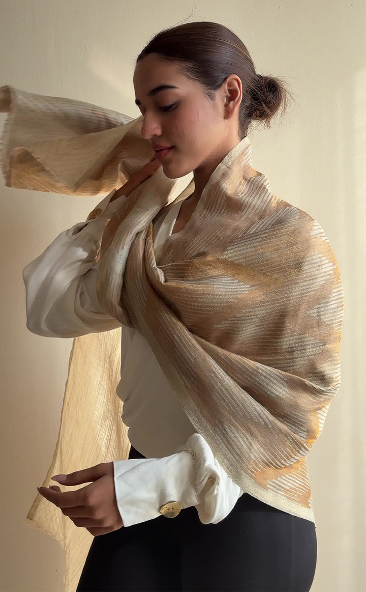 Pista Rhythm Zari Stole