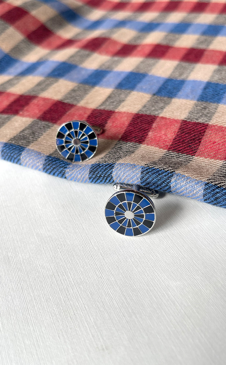 Cobalt Target Cufflink