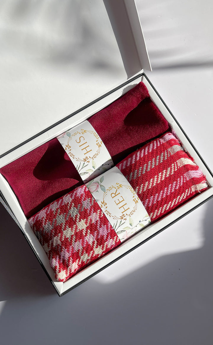 Maroon Rouge His &amp; Her Set