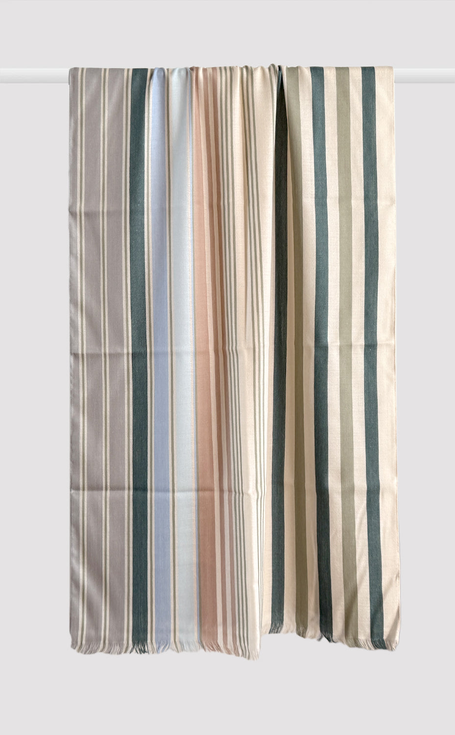 Autumn Striped Charm Stole