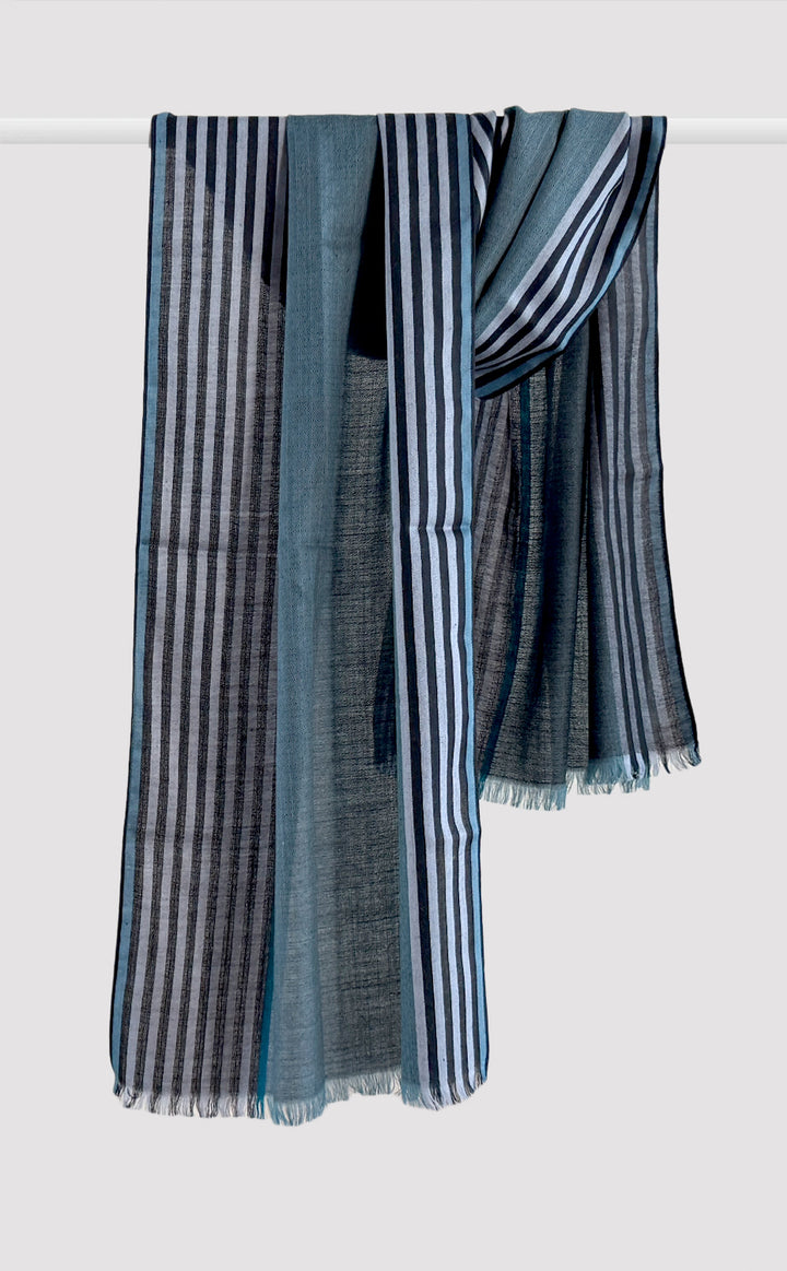 Marine Striped Merino Muffler