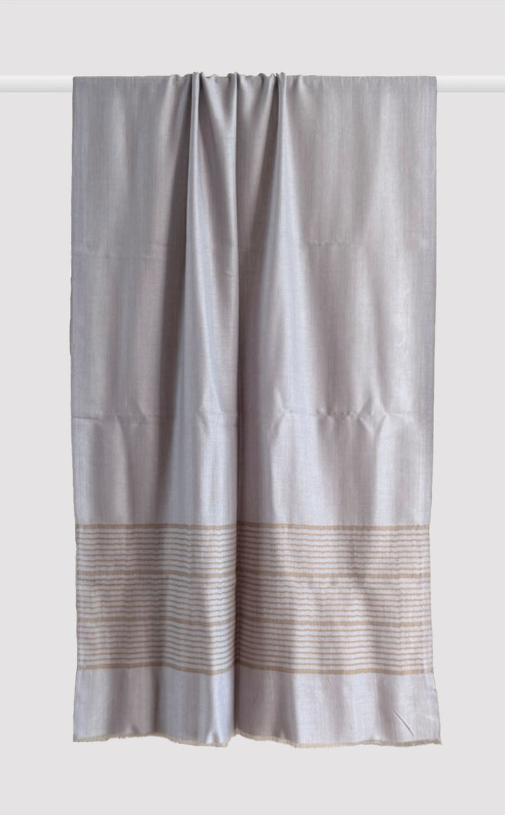 Moonstone Zari Stripe Stole