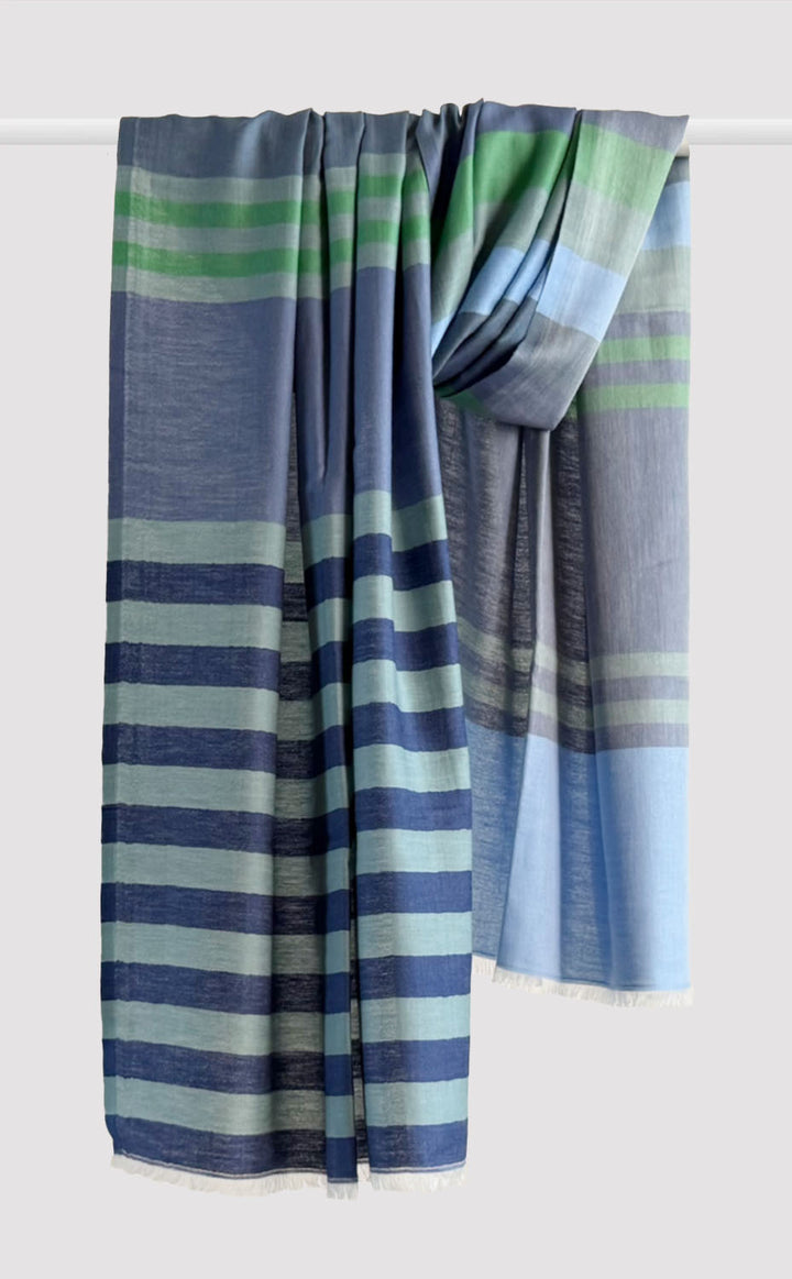 Blueberry Stripes Stole