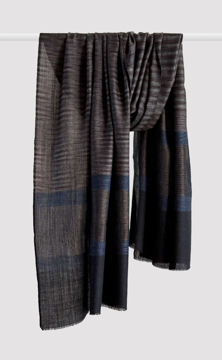 Sable Ripple Pashmina Zari Stole