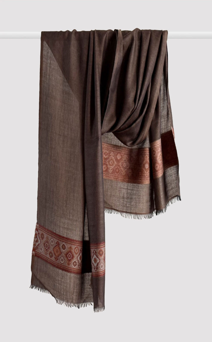 Cognac Kilim Stole