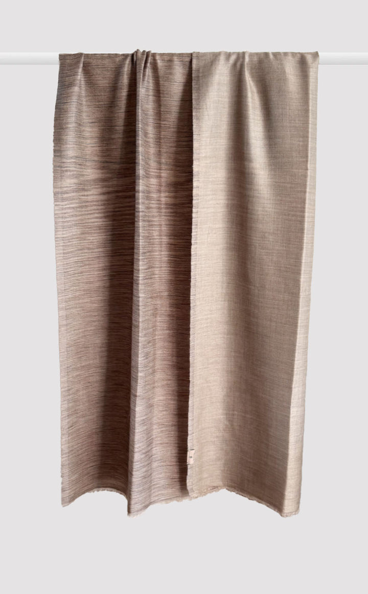 Reversible Pashmina Shawl - Pecan