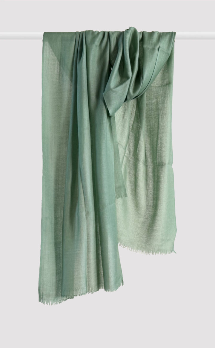 Sea Green Twill Muffler