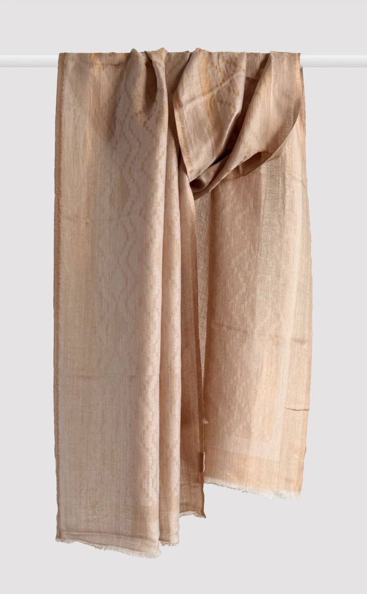 Champagne Fantasy Zari Stole