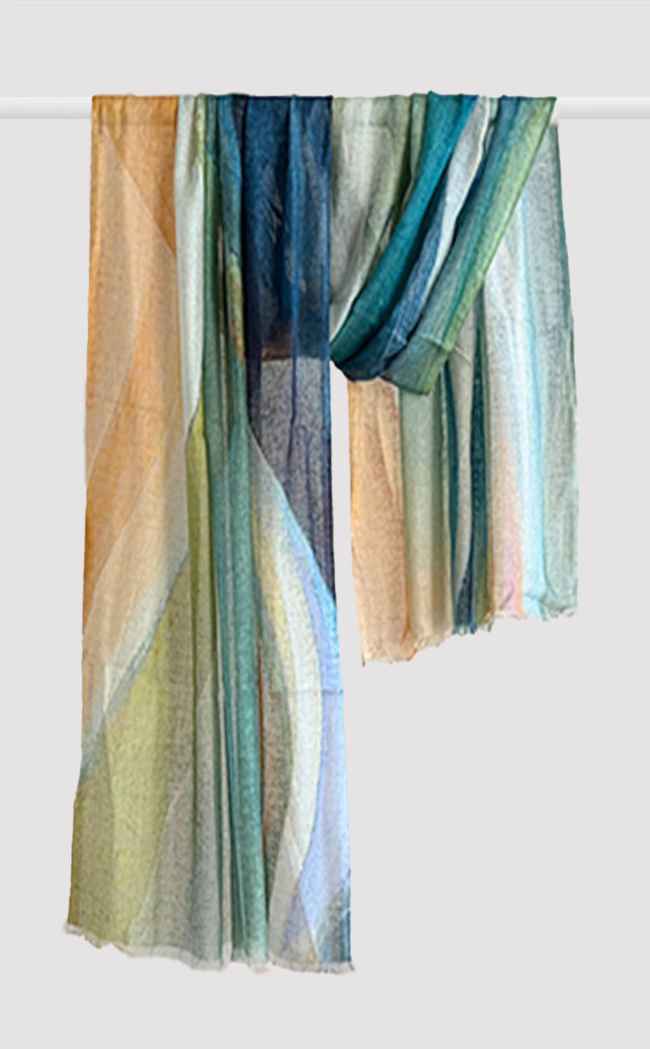 Forest Fluid Linen Modal Stole