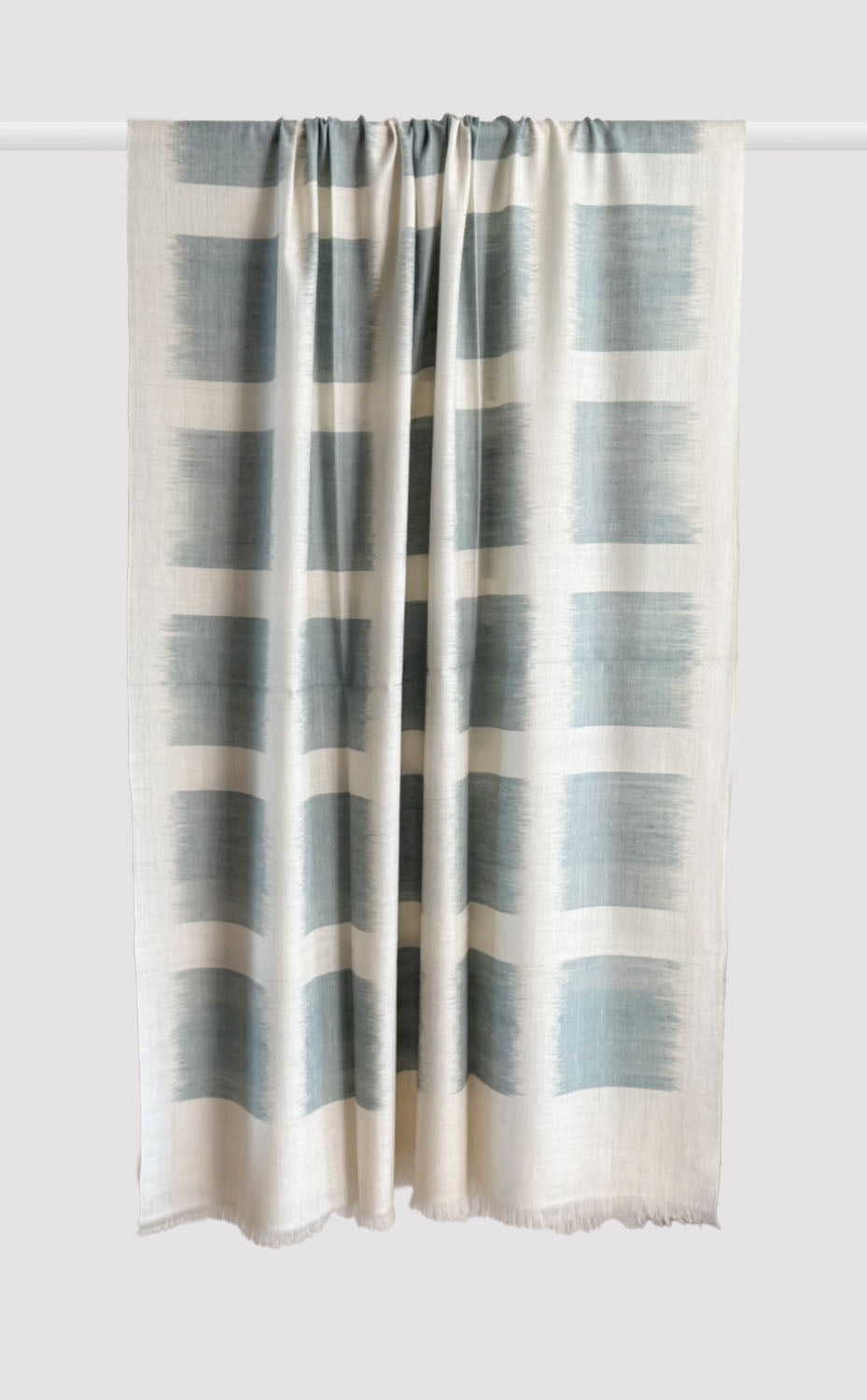 Pashmina Morning Mist Checkered Shawl
