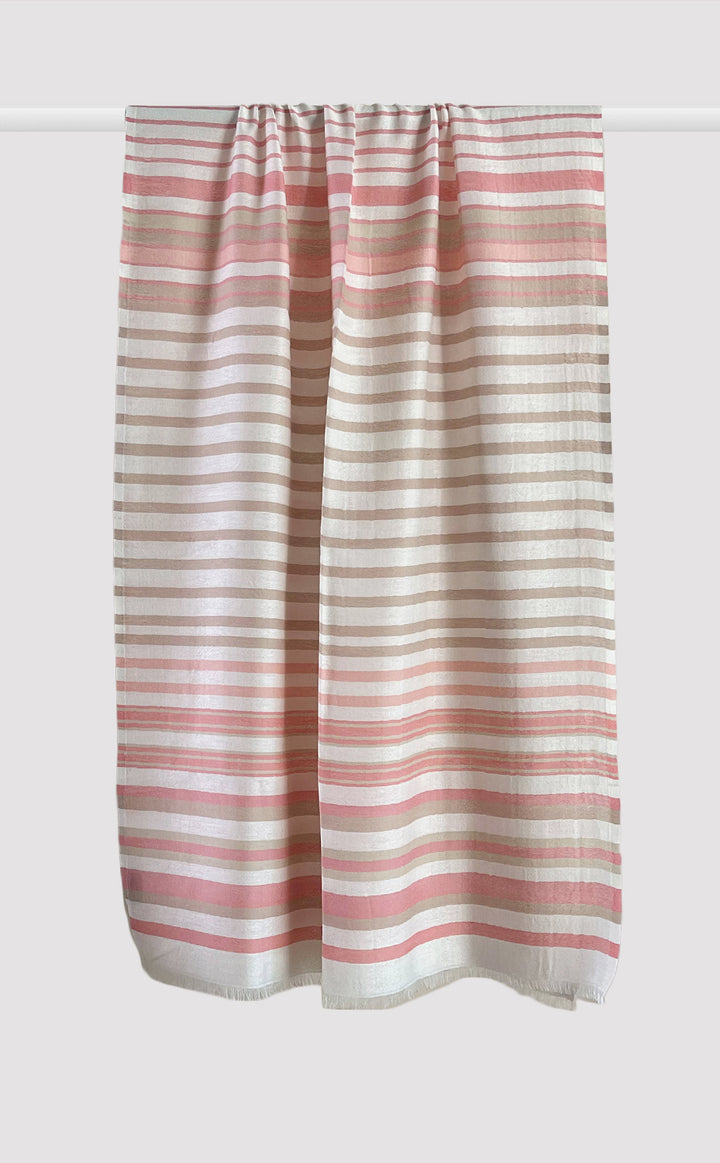 White Pink Stripes