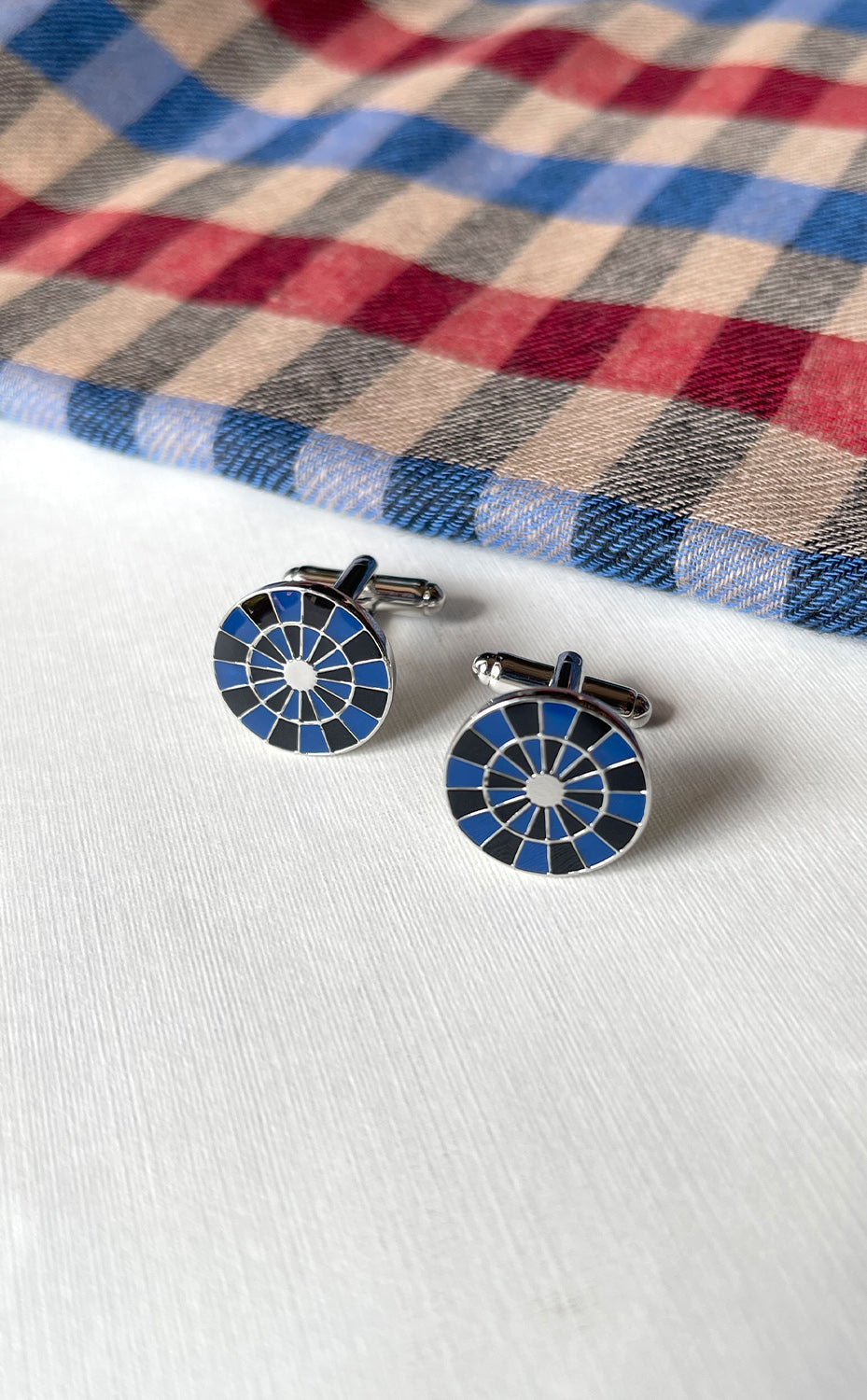 Cobalt Target Cufflink