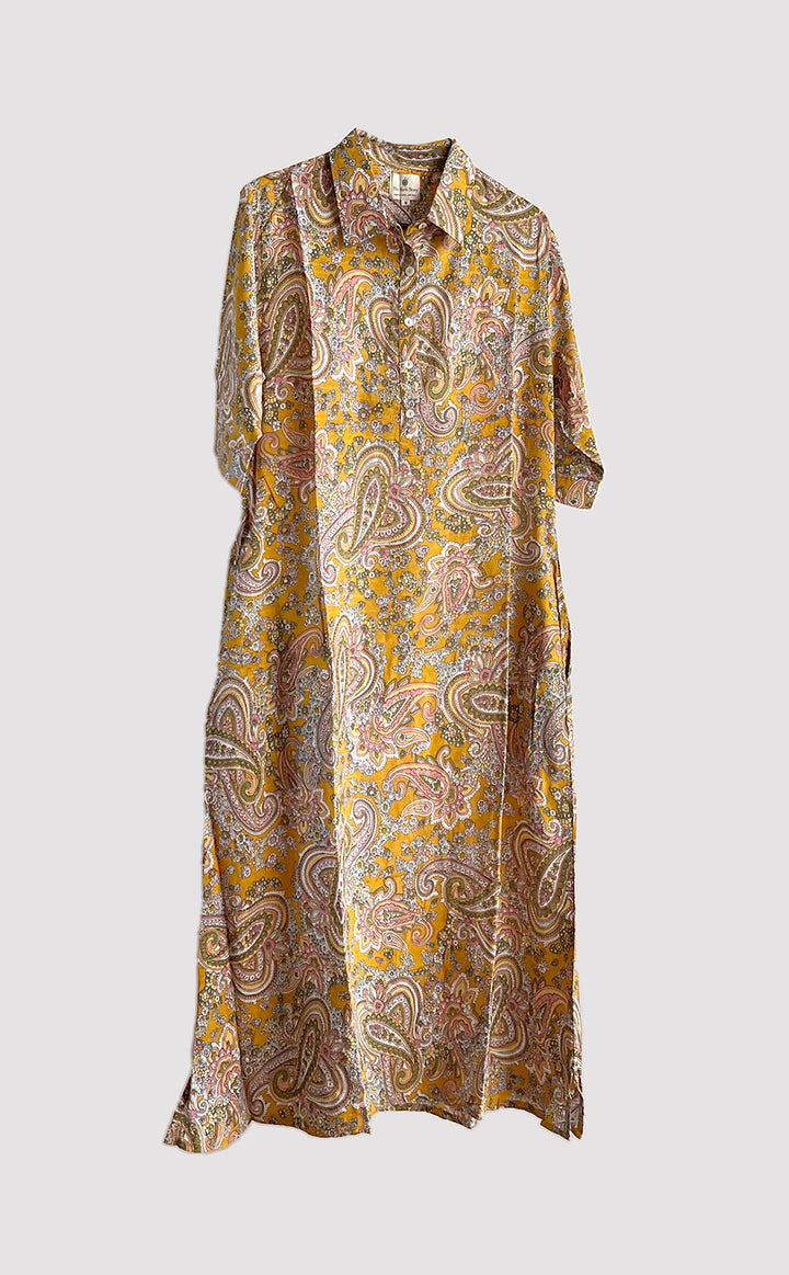Marigold Paisley Paradise Dress