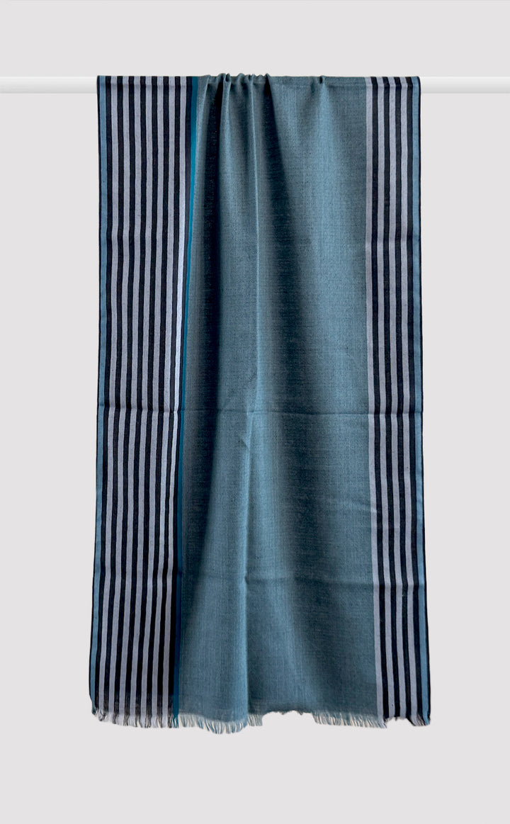 Marine Striped Merino Muffler