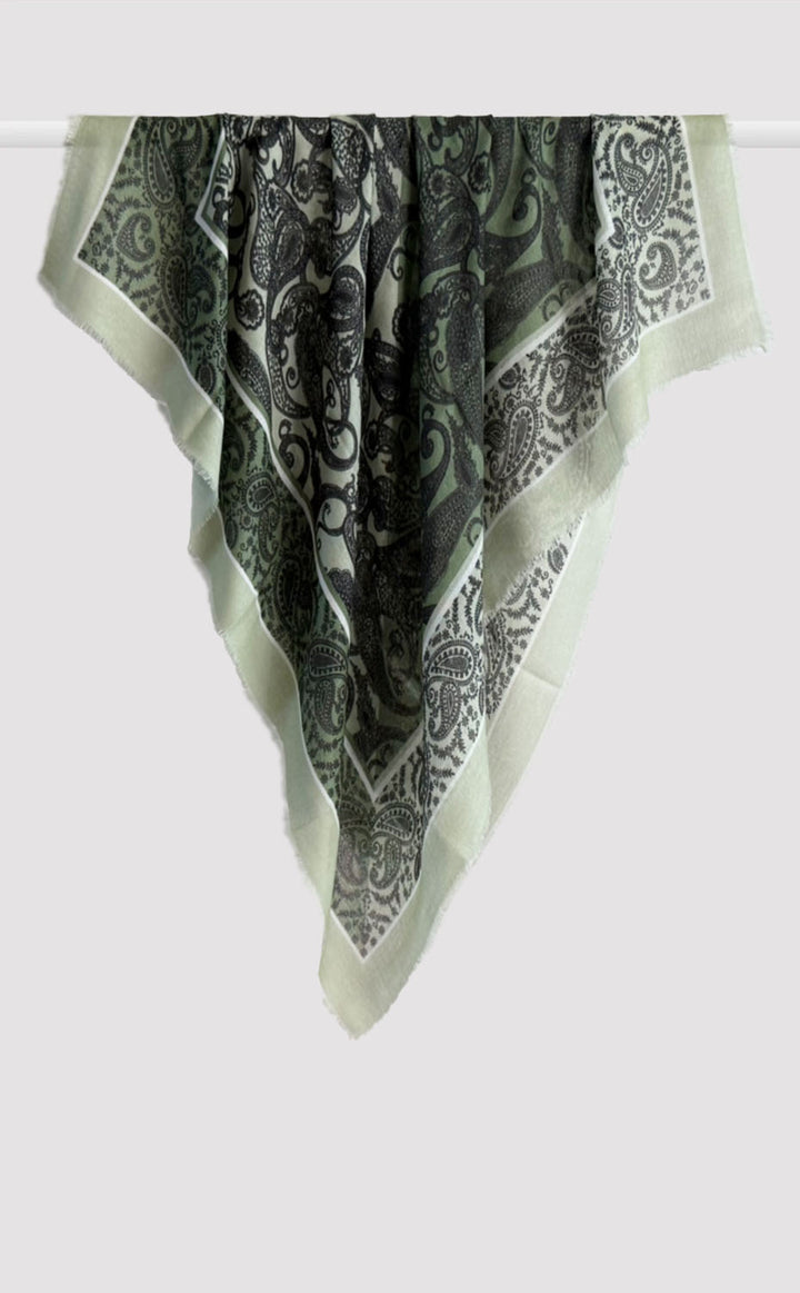 Mist Paisley Scarf