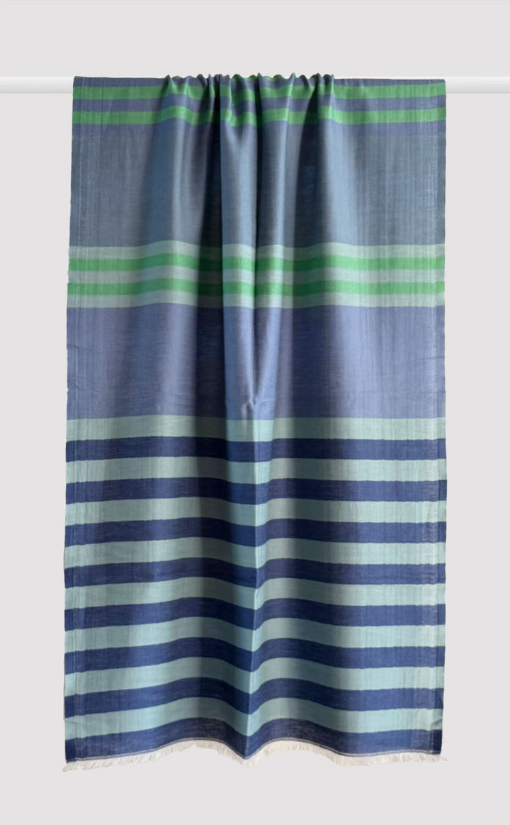 Blueberry Stripes Stole