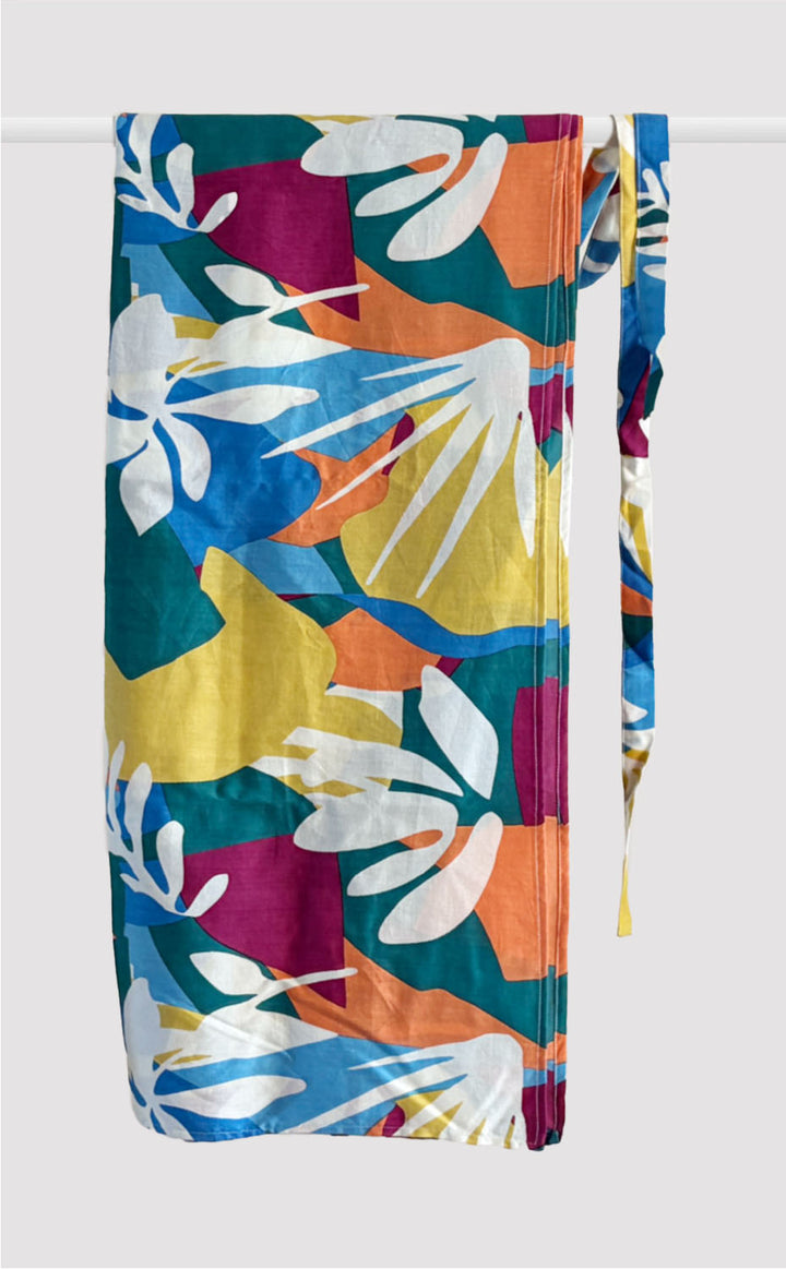 Abstract Blue Skirt