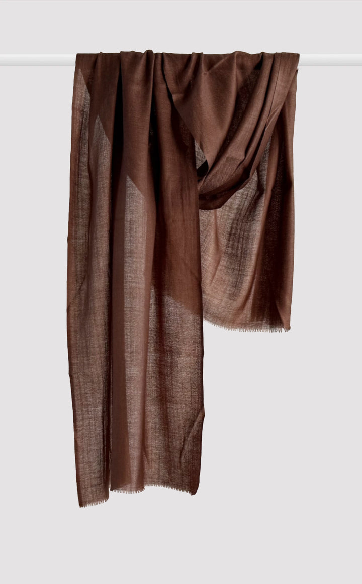 Brown Twill Muffler