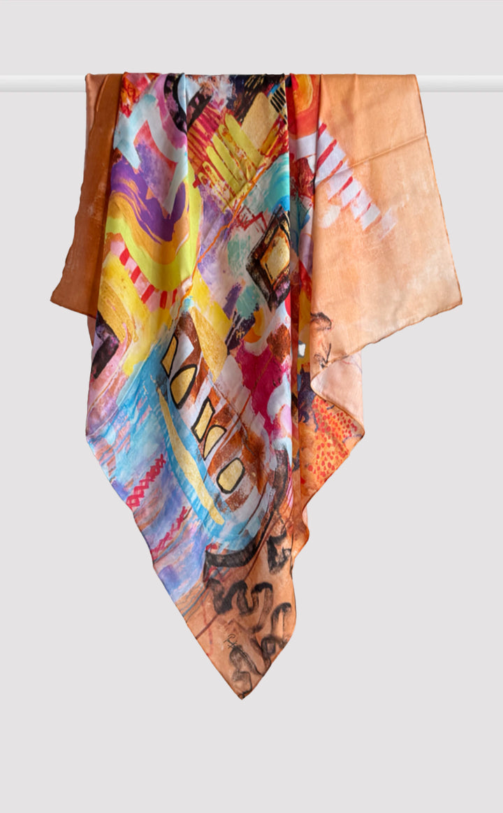 Cityscape Square Scarf