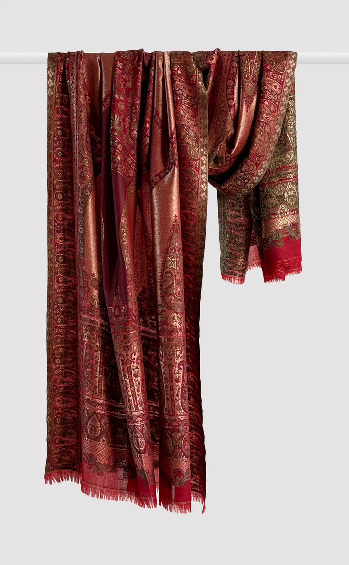 Rajwadi Zari Kani Shawl