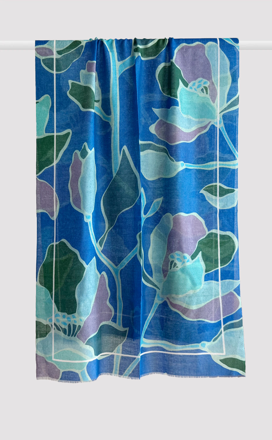 Indigo Magnolia Stole