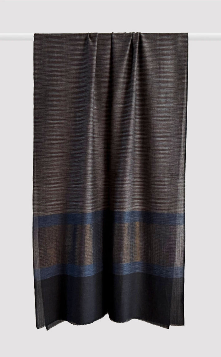 Sable Ripple Pashmina Zari Stole