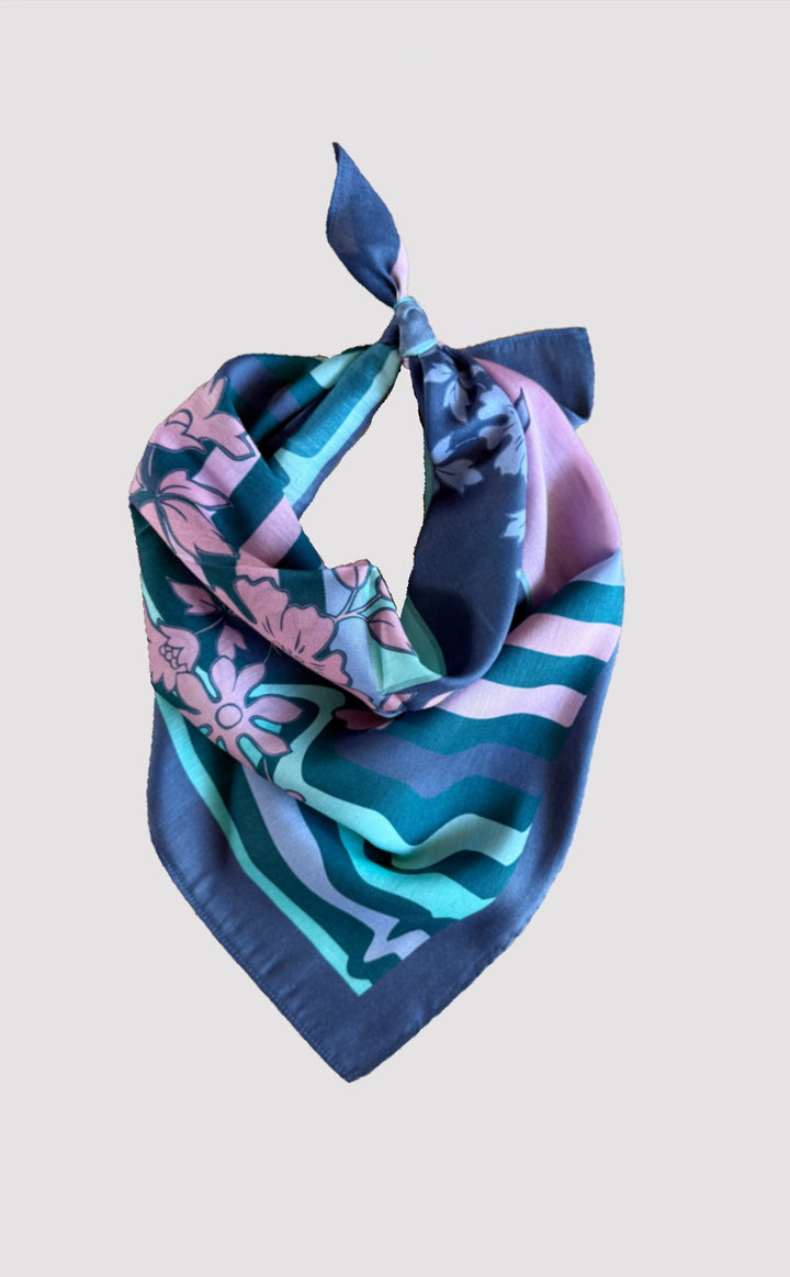 Violet Bloom Bandana
