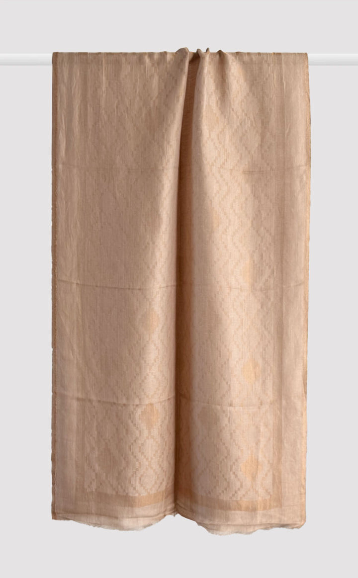 Champagne Fantasy Zari Stole