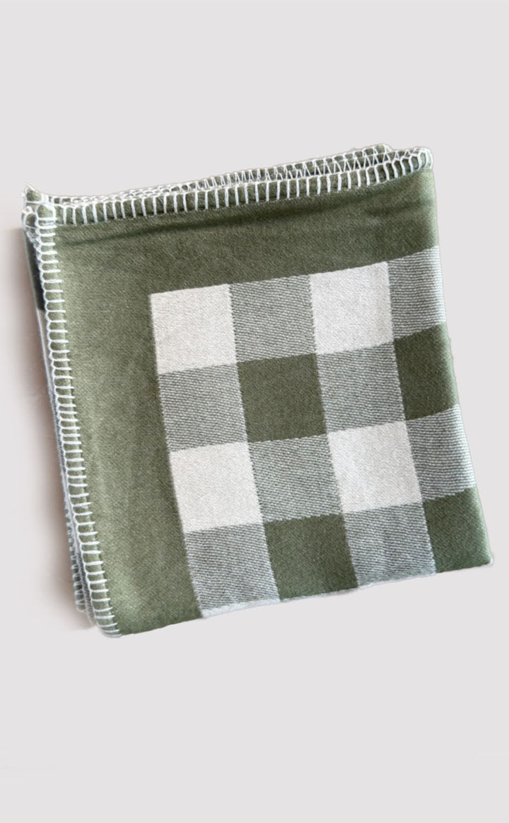 Pistachio Gingham Baby Blanket