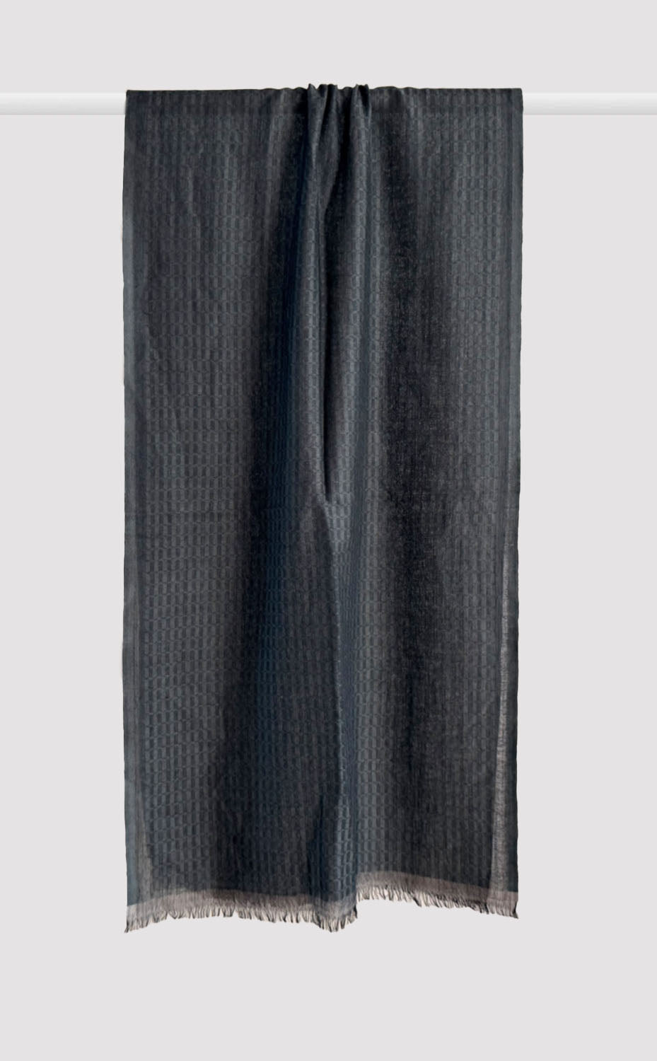Slate Rhythm Merino Muffler