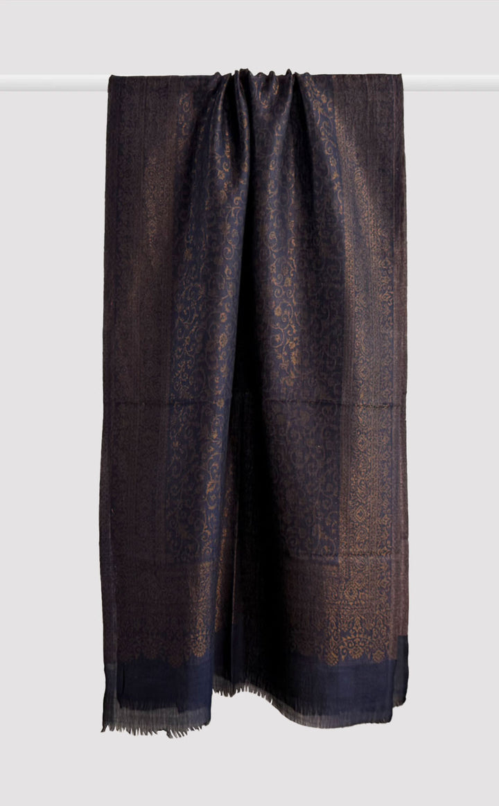 Juniper Paisley Motif Zari Stole