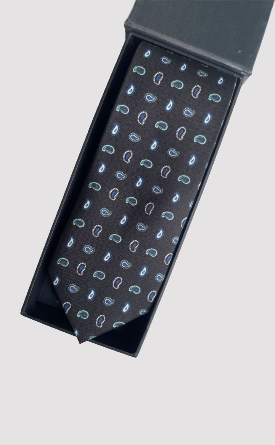 Black Paisley Tie