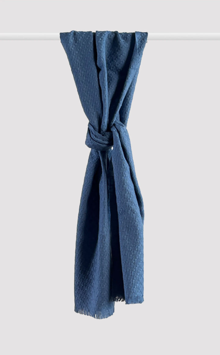 Egyptian Blue Woven Muffler