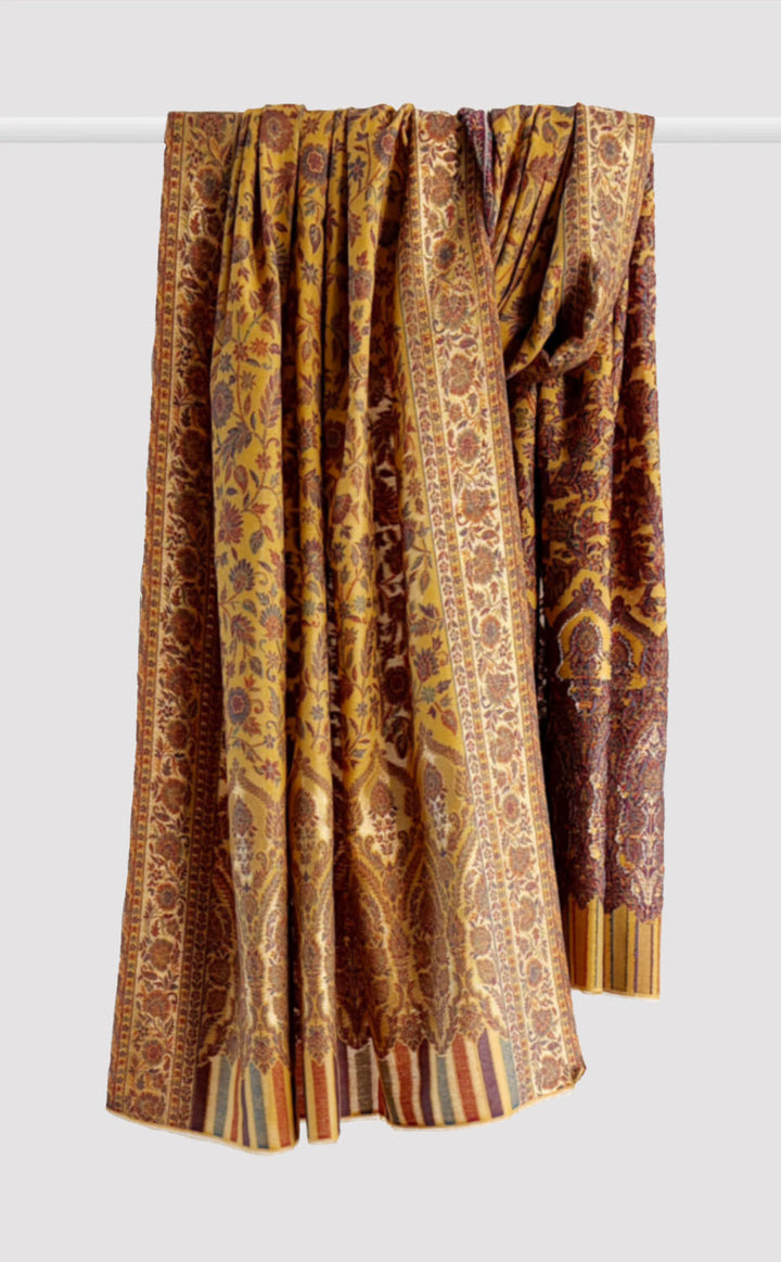 Basanti Floral Kani Shawl