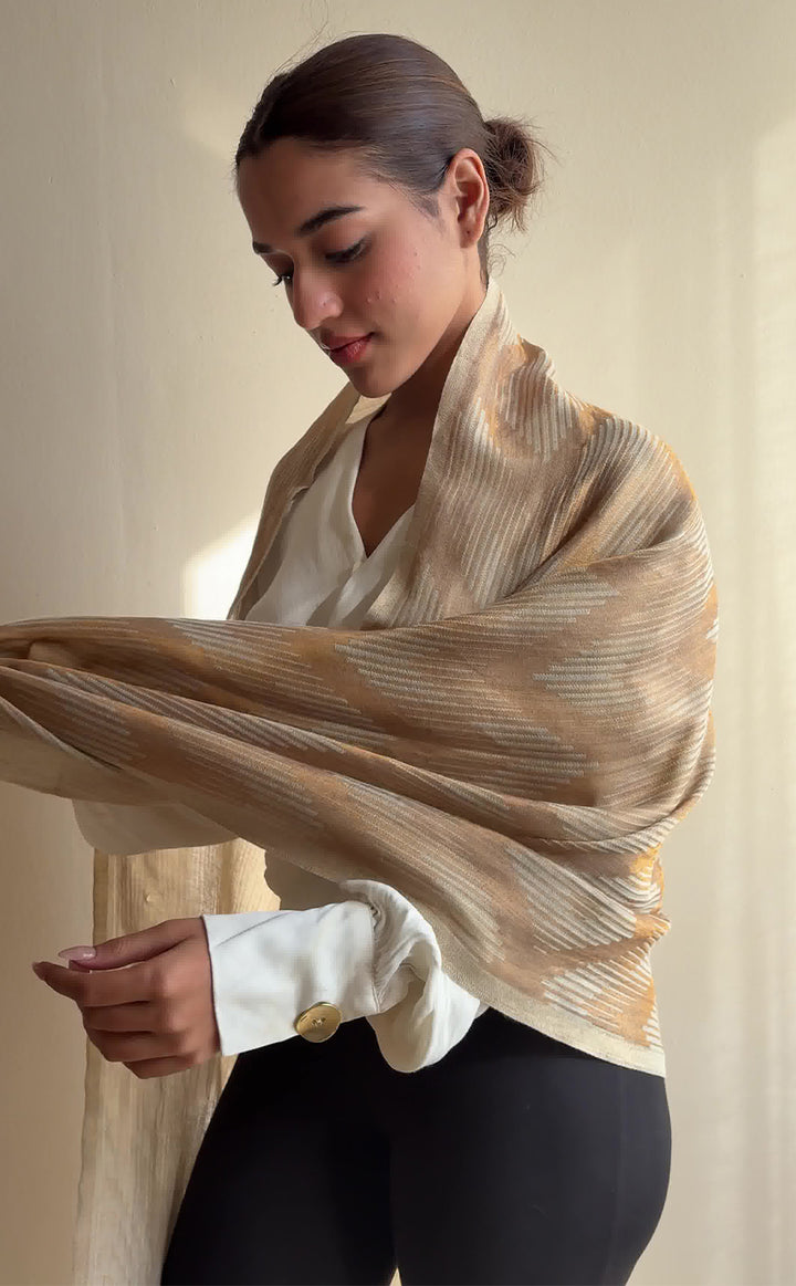 Pista Rhythm Zari Stole