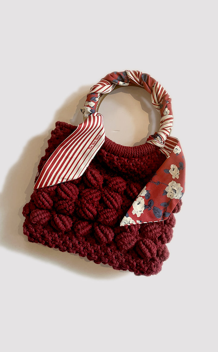 Floral Maroon Twilly