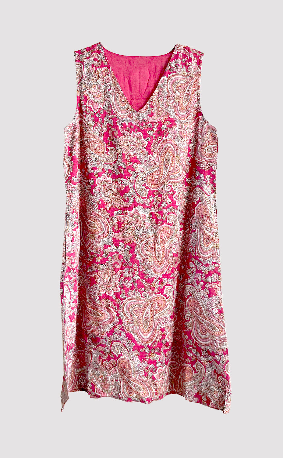 Fuchsia Paisley Paradise Dress