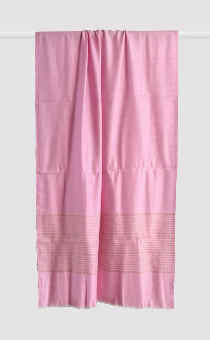 Flamingo Zari Stripe Stole