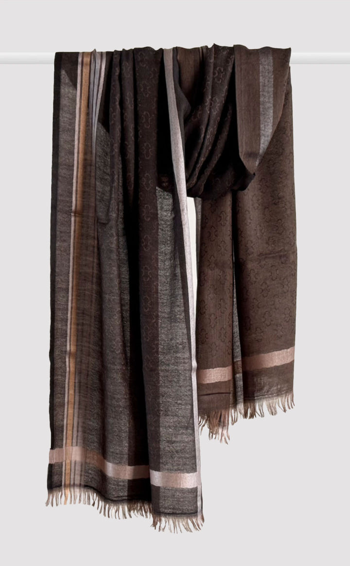 Wool Silk Jacquard - Java