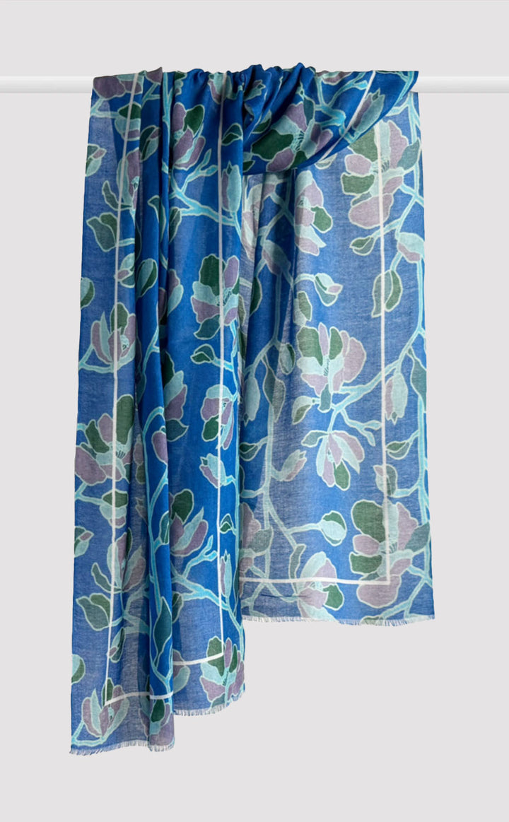 Indigo Mini Magnolia Stole