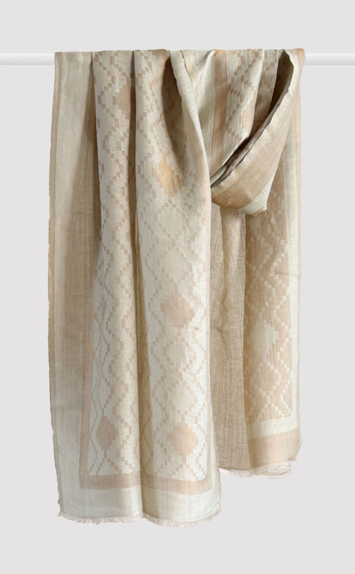Sage Fantasy Zari Stole