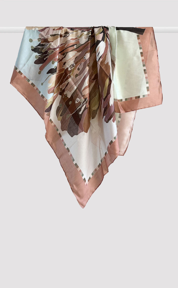 Coraline Flora Silk Scarf