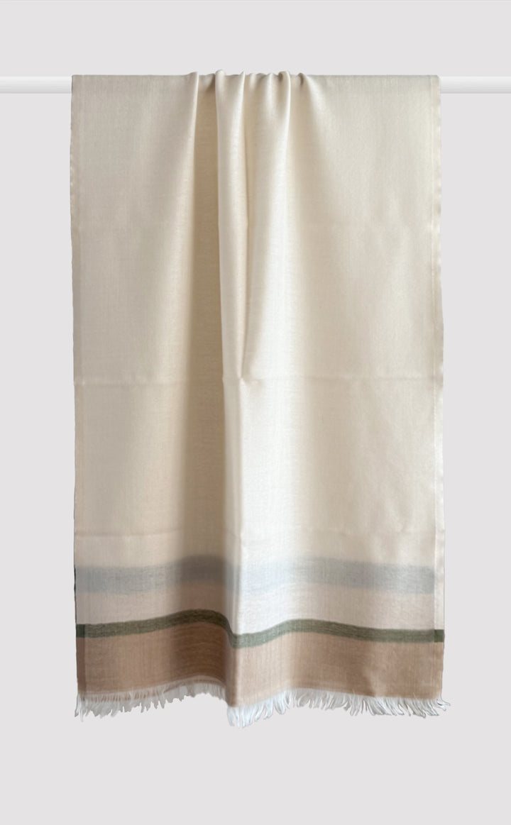Sandalwood Pop Merino Stole