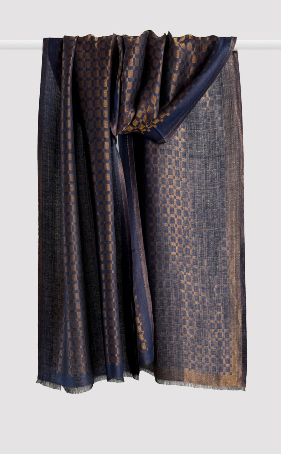 Inkwell Mosaic Zari Stole