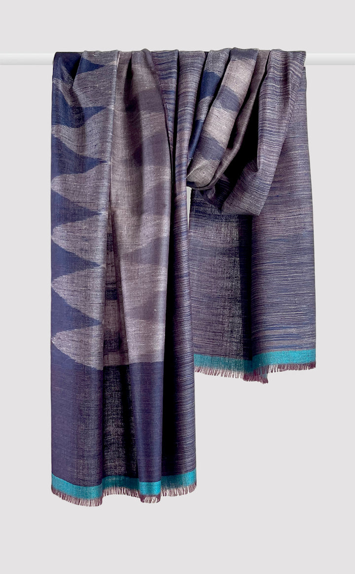 Pashmina Mystique Ikat Reversible Shawl