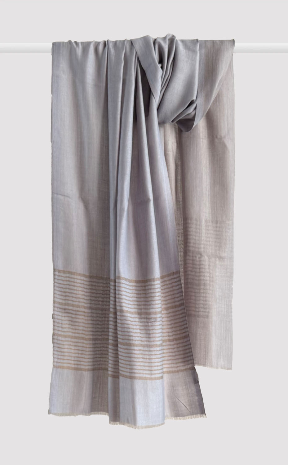 Moonstone Zari Stripe Stole