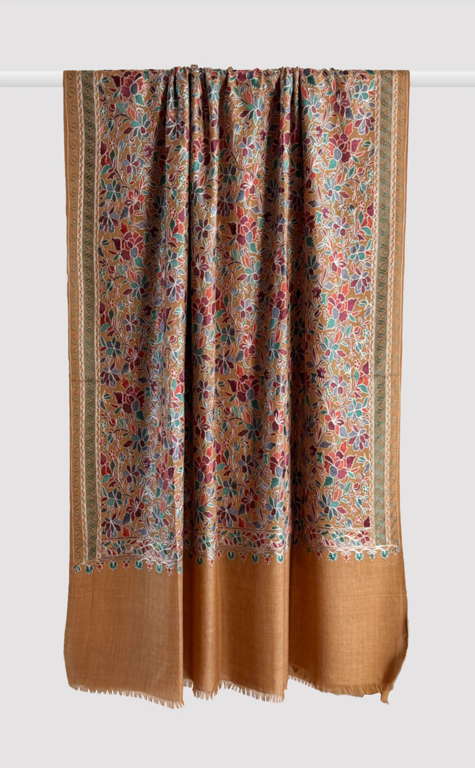 Ginger Eden Aari Embroidery Shawl