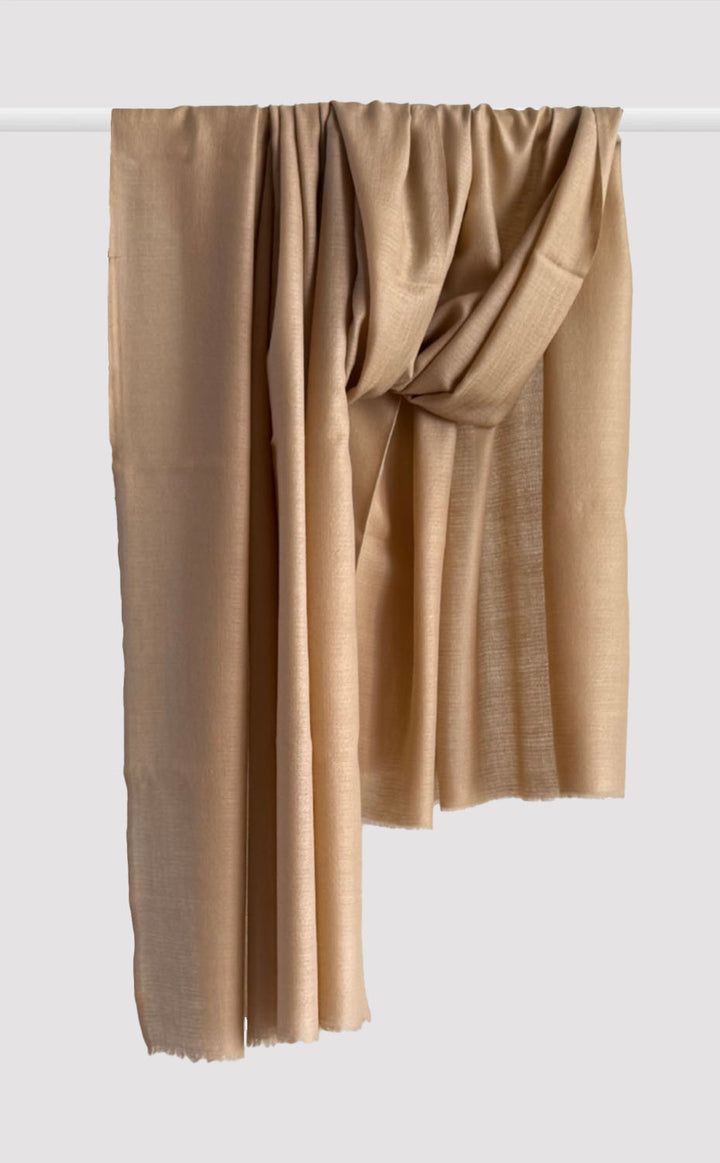 Solid Sand Shawl