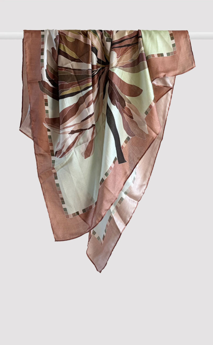 Coraline Flora Silk Scarf